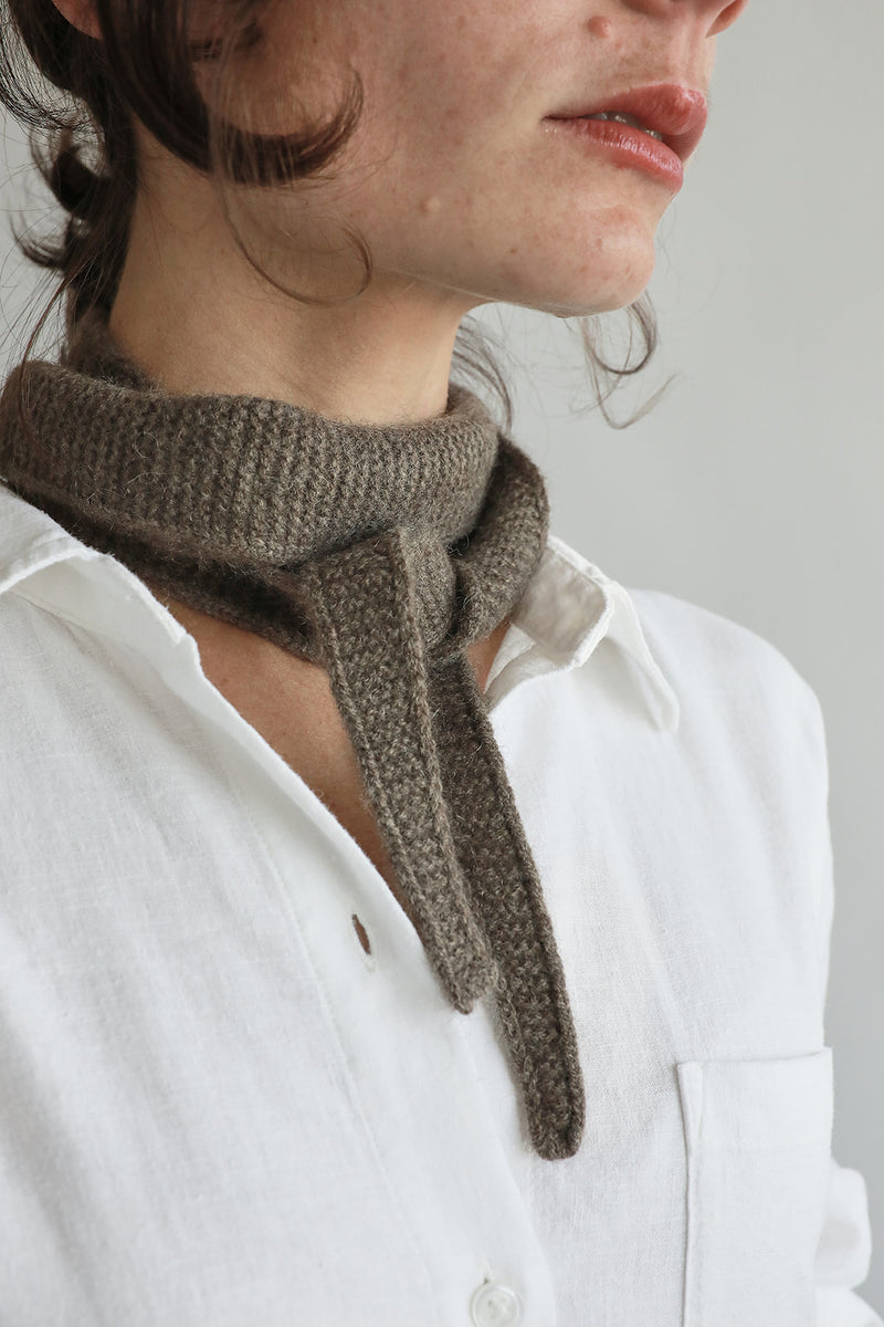 Yak Wool Mini Scarf | Tercette